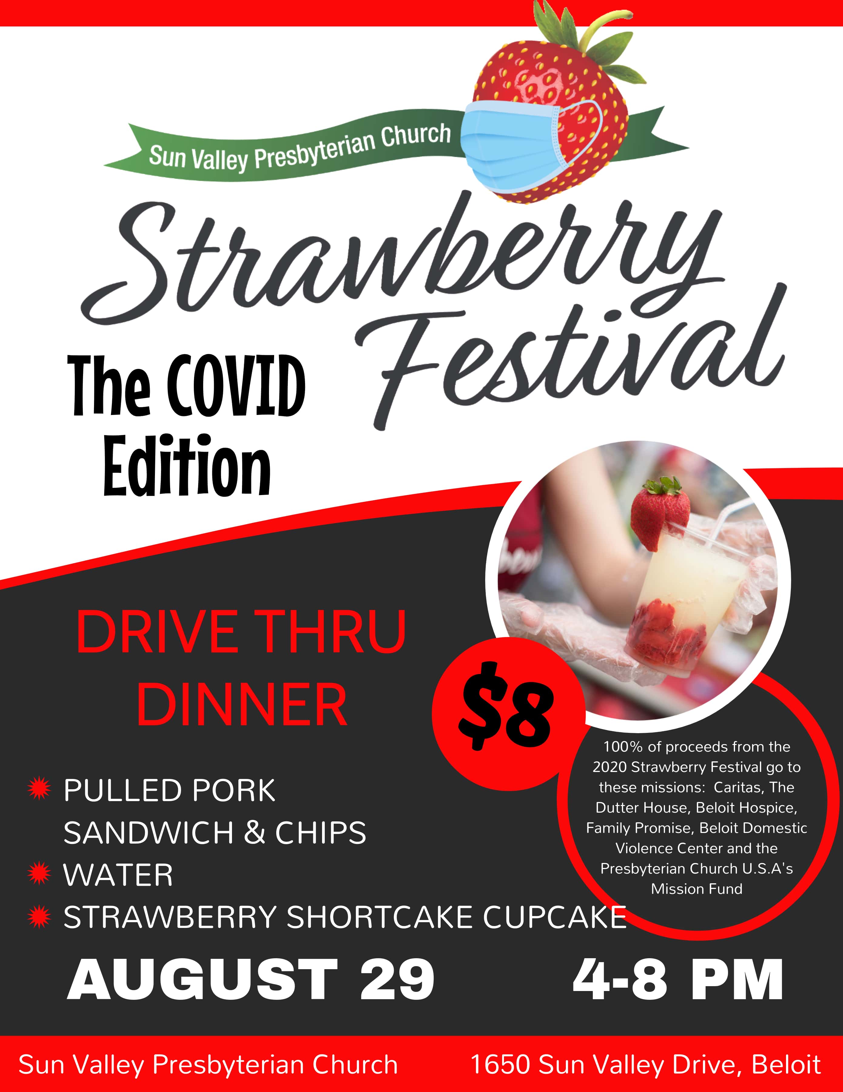 Sun Valley Presbyterian Church Strawberry Festival – The COVID Edition