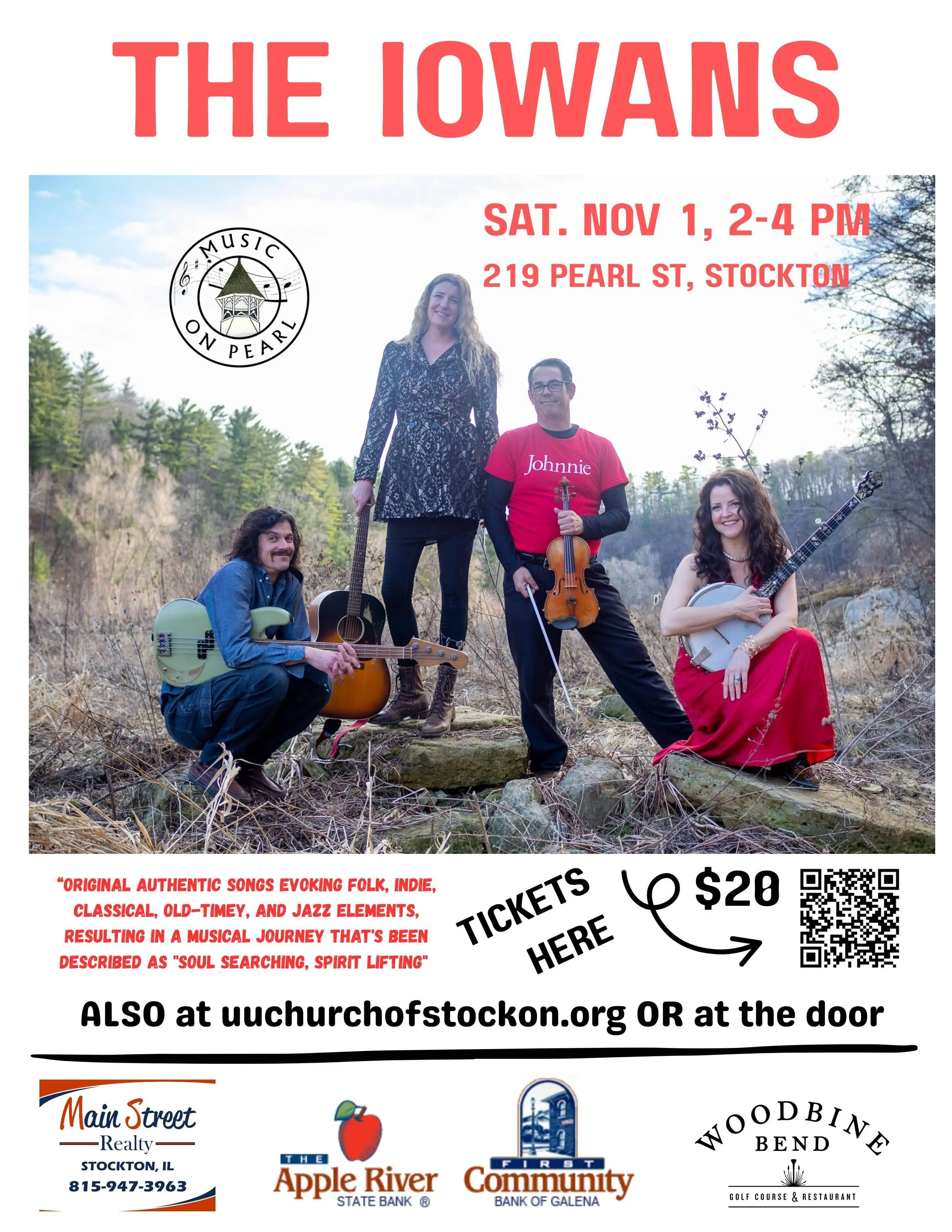 Music on Pearl presents the Iowans