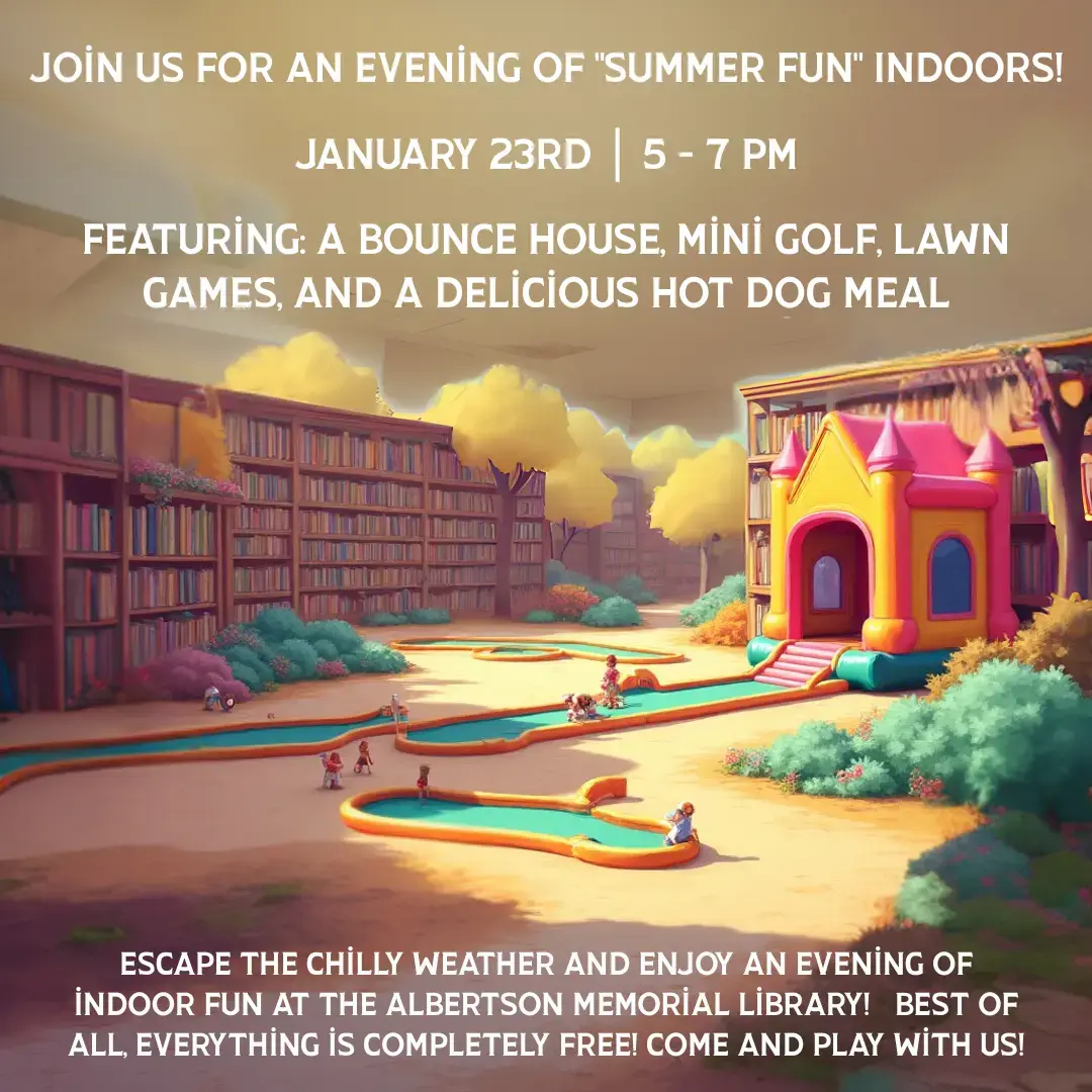 “Summer Fun” Night at the Albertson Memorial Library