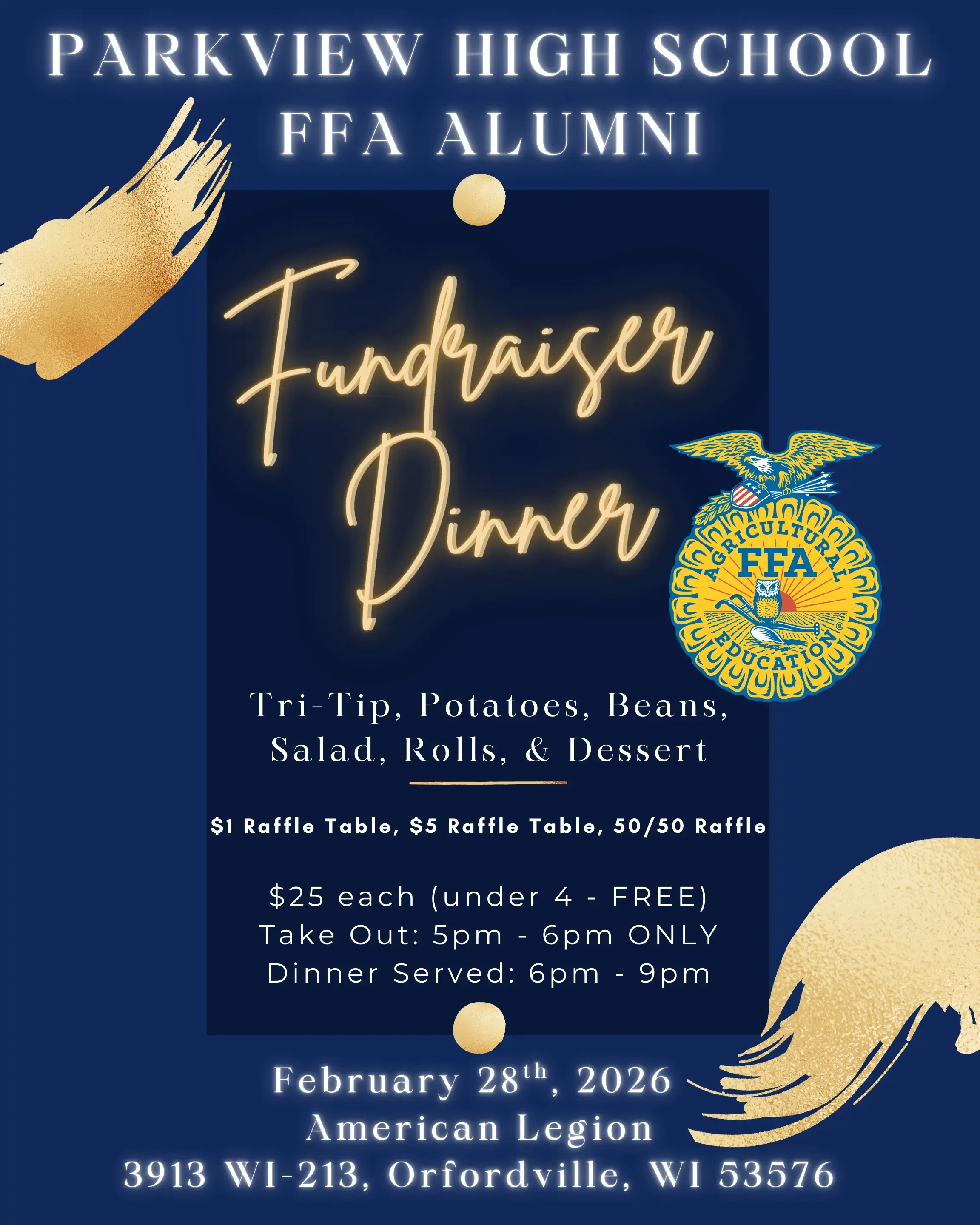 Parkview FFA Alumni Fundraiser Dinner