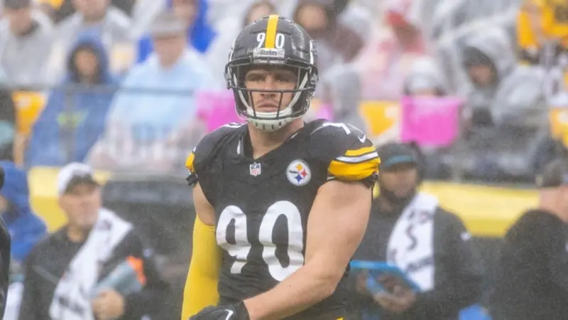 #90 T.J. WATT OLB JACKSONVILLE JAGUARS VS PITTSBURGH STEELERS WEEK 8 OCTOBER 29^ 2023 ACRISURE STADIUM PITTSBURGH PENNSYLVANIA
