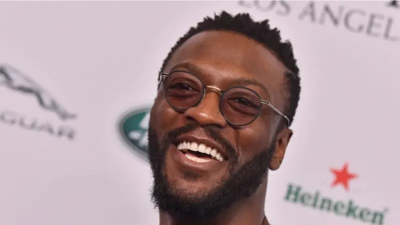 Aldis Hodge arrives to the BAFTA Los Angeles and BBC America TV Tea Party on September 21^ 2019 in Hollywood^ CA