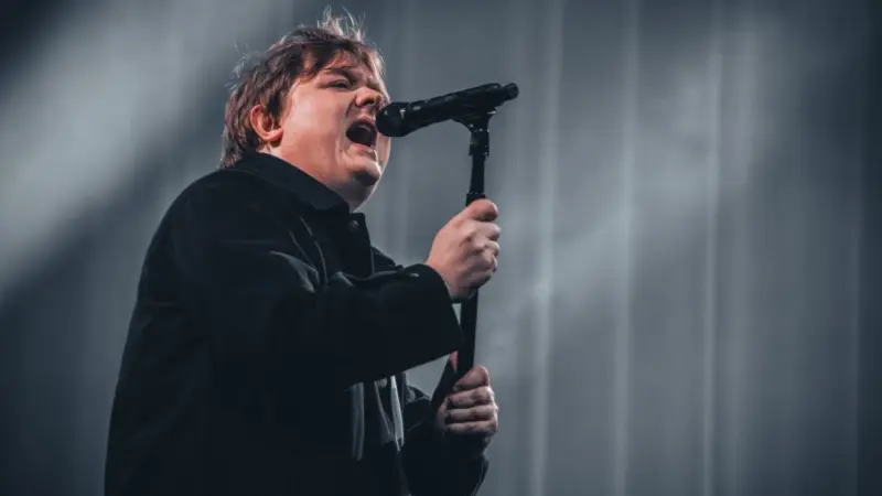 Photo of Lewis Capaldi playing the OVO Hydro Glasgow^ Scotland - September 13th 2025