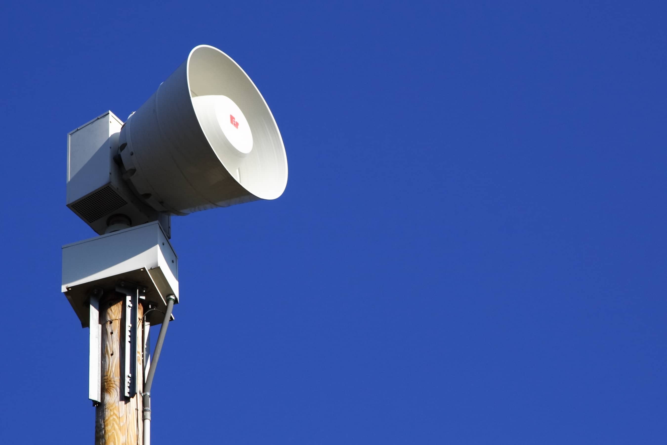 Outdoor warning sirens to undergo maintenance this week WCLU Radio
