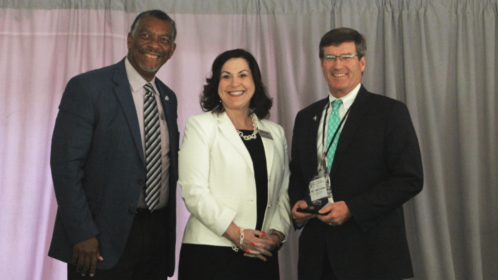 President Thompson, Dr. Leslie Sizemore and Rep. Ken Fleming