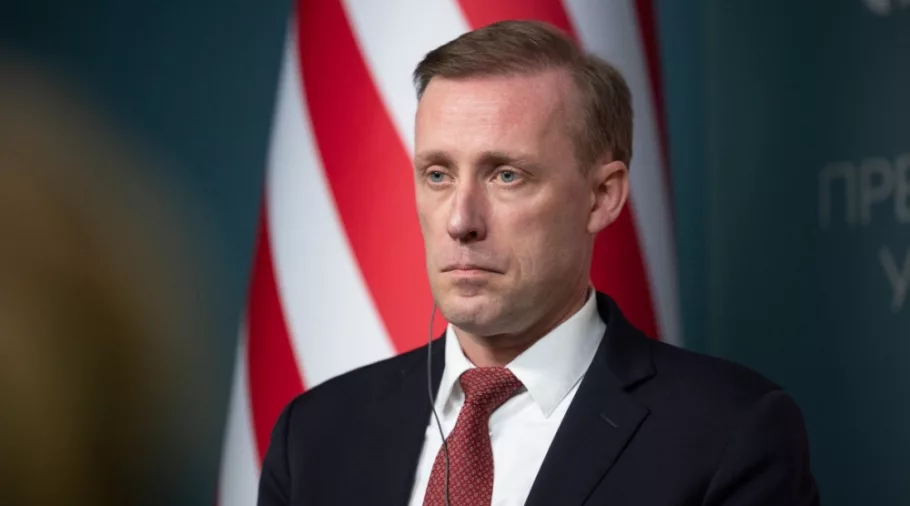 U.S. White House National Security Advisor Jake Sullivan during news briefing; Kyiv^ Ukraine^ March 20^ 2024
