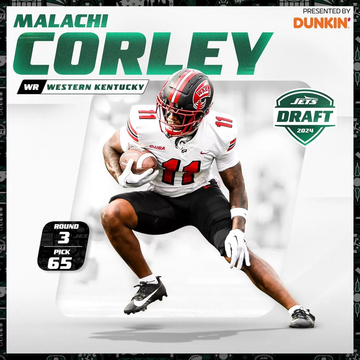 Western Kentucky's Malachi Corley fourth wide receiver in