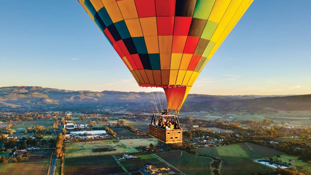 Take your wife on a hot air balloon ride! Click to find other cool
