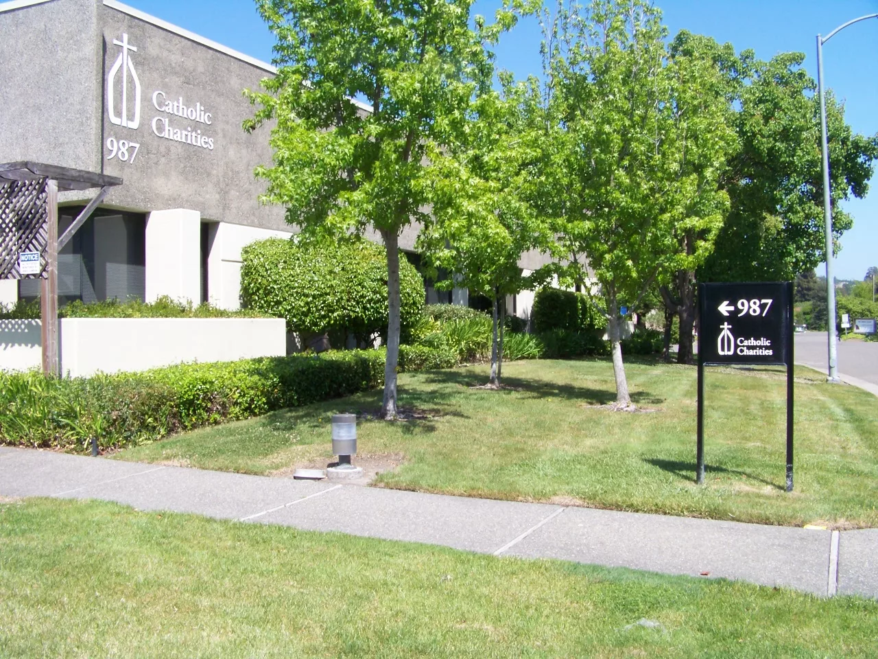 The Catholic Charities grounds are among Western Builders big projects.