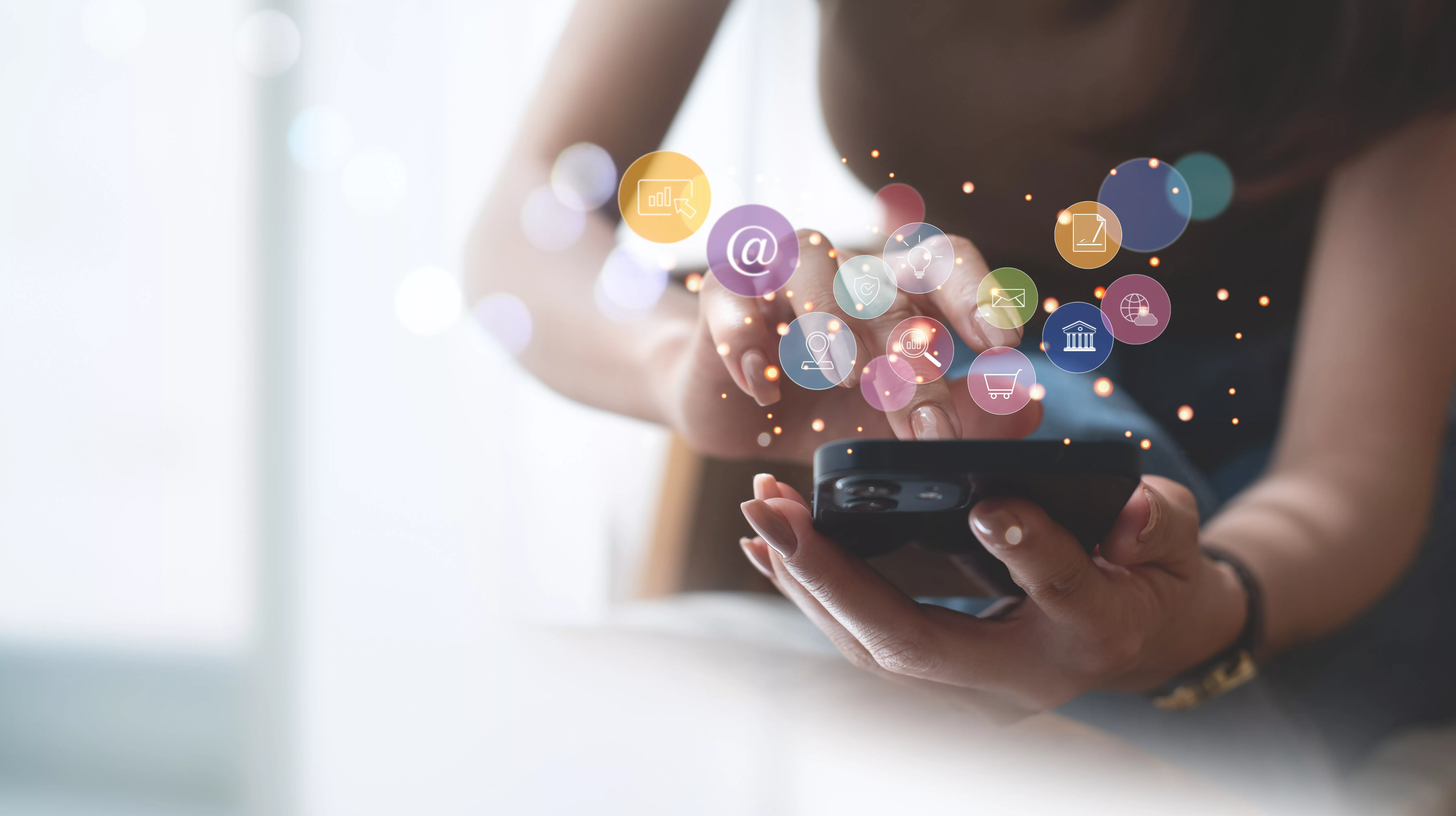 internetofthingsiottechnologywomanusingmobilesmartphonewith