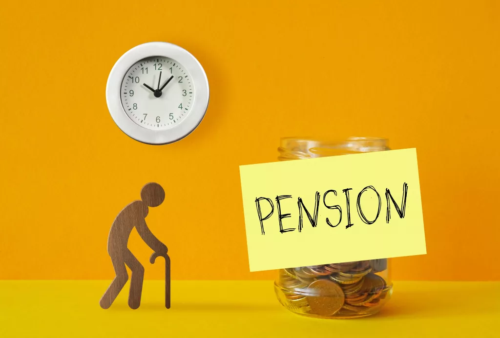 pensionincoinbank-savemoneyforprepareinfuture