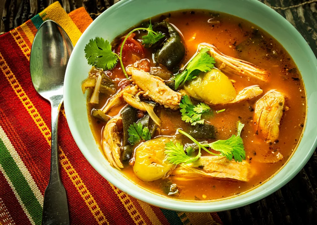 poblano-and-chicken-soup
