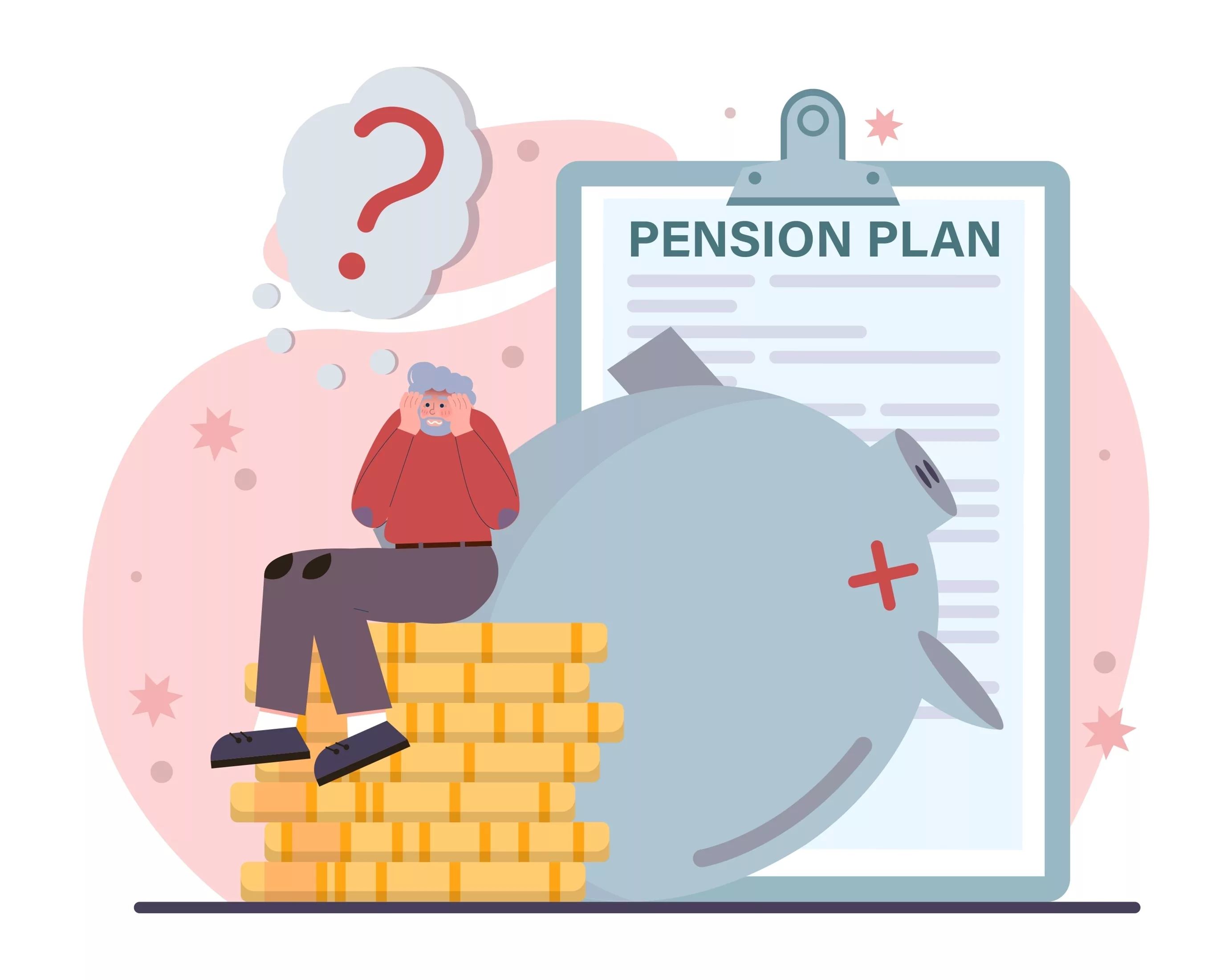 retirementsavings-futurepensionplan-seniorcharacterlostmoneyfrom
