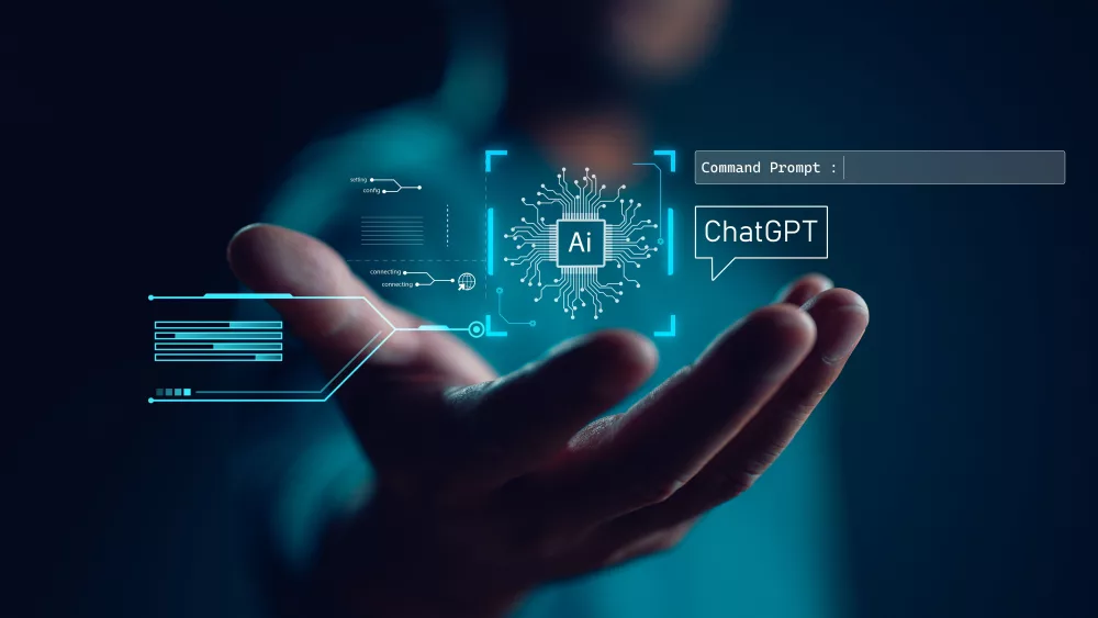 aitechbusinessmanshowvirtualgraphicglobalinternetconnectchatgpt