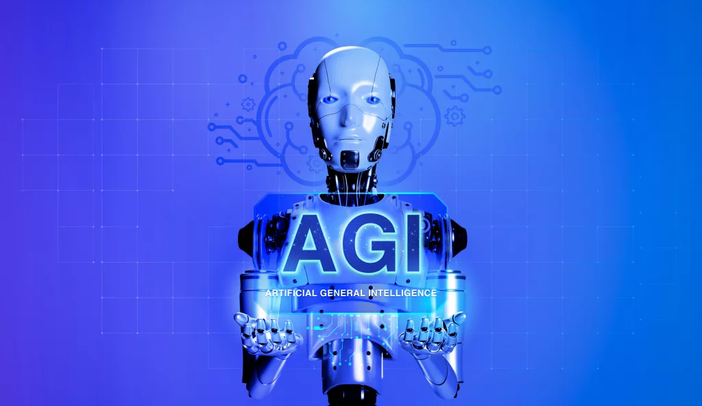 artificialgeneralintelligenceagiconcept-3dhumanrobotshowingvirtual