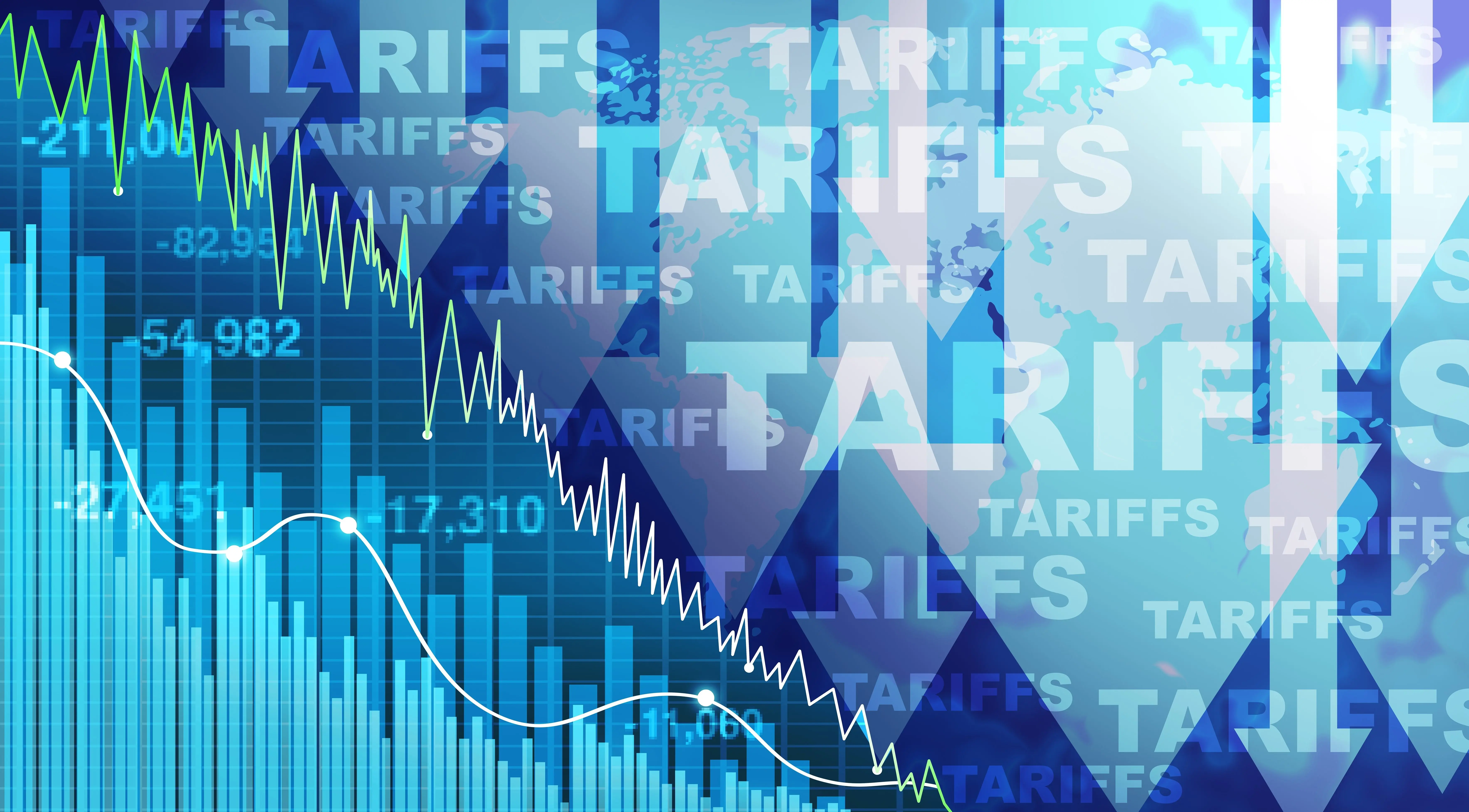 tariffsandstockmarketcrashandeconomicdropordeclining