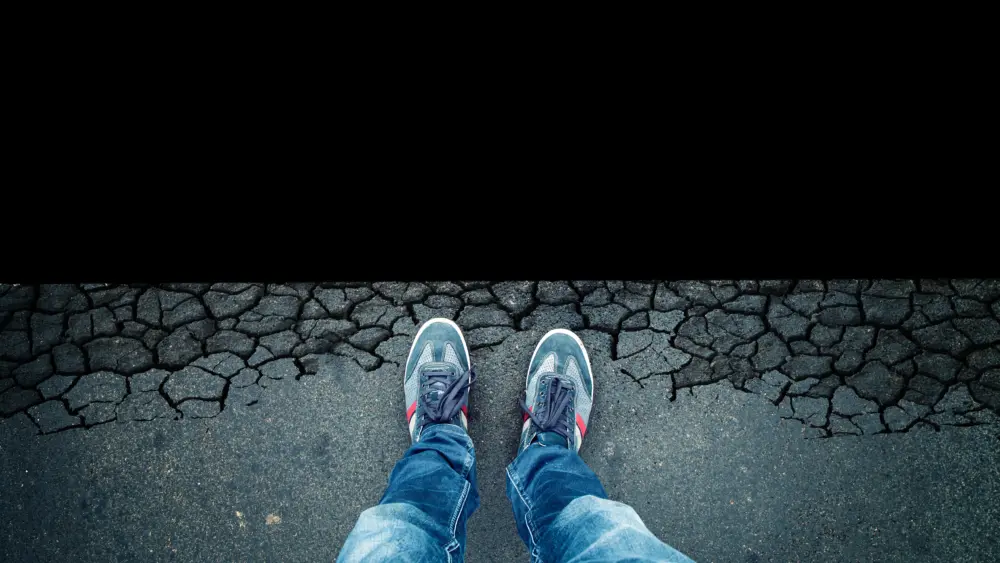 topviewofamanstandinginfrontofthe