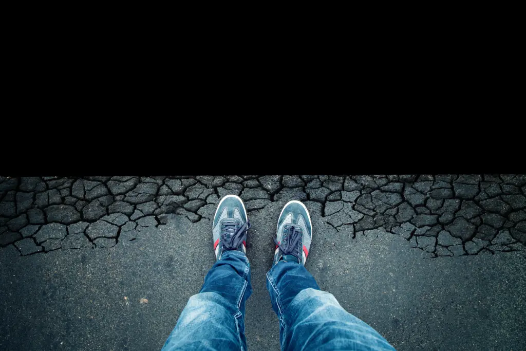 topviewofamanstandinginfrontofthe