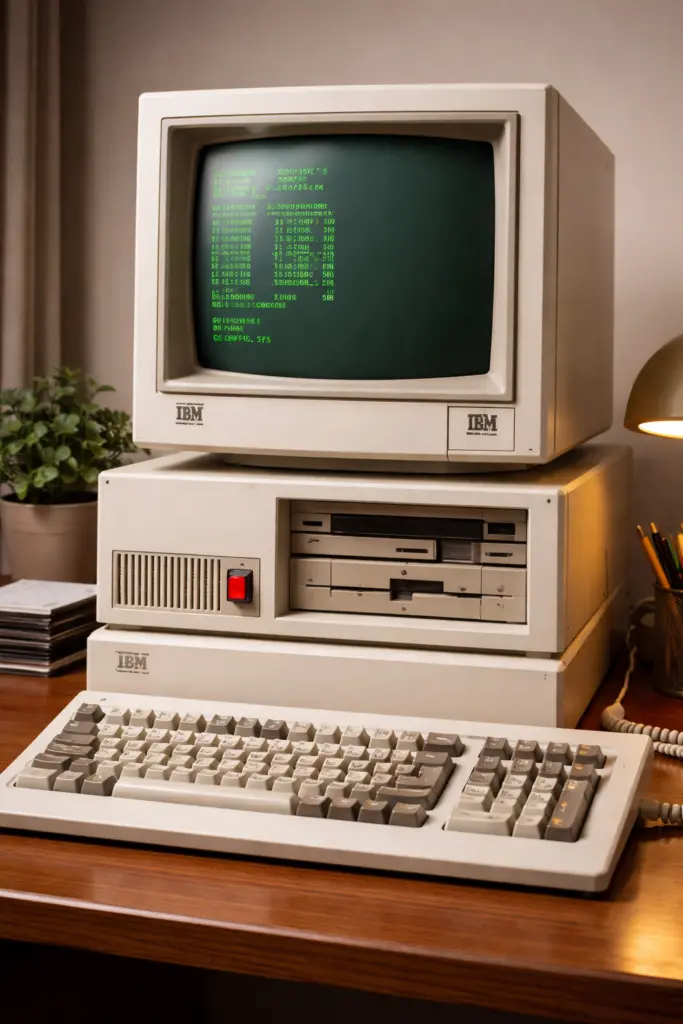 vintage-ibm-personal-computer-setup