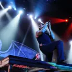 Avenged Sevenfold performs at Olimpic de Badalona stage on November 25^ 2013 in Barcelona^ Spain.