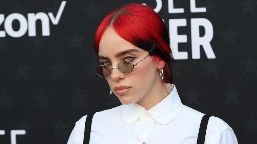 Billie Eilish at the 29th Annual Critics Choice Awards - Arrivals at the Barker Hanger on January 14^ 2024 in Santa Monica^ CA