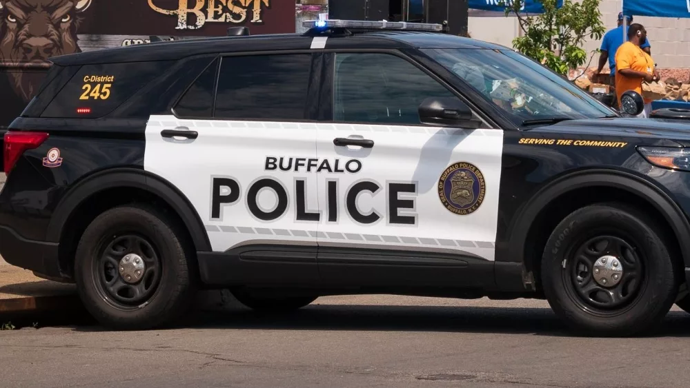Buffalo Police vehicle SUV. Buffalo^ New York^ USA- June 11^ 2022