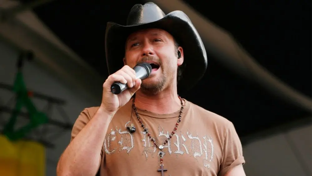 Tim McGraw performs on stage at the 2008 New Orleans Jazz and Heritage Festival. New Orleans^ Louisiana - April 25^ 2008