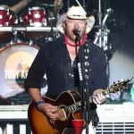 Country singer Toby Keith performs in concert at Country Thunder Arizona on April 8^ 2018 in Florence^ Arizona.