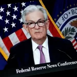 Fed Chair Jerome Powell via CNBC Television YouTube Channel^ on a Macbook Pro