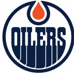 Edmonton Oilers logotype. Vector hockey club logo. Hockey team.