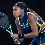 Cori Coco Gauff during the Australian Open AO 2024 Grand Slam tennis tournament on January 25^ 2024 at Melbourne Park^ Australia.