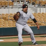 NY Yankees pitcher Nestor Cortes. while playing for the Scottsdale Scorpions at Camelback Ranch Stadium in Glendale^AZ USA November 1^2016.