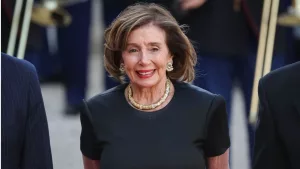 Nancy Pelosi at the State Dinner in honour of Joe Bien and Jill Biden at the Palais de l’Élysée in Paris. Paris^ France^ 08-06-2024.