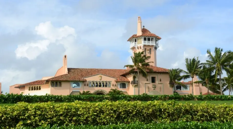 Mar-a-Lago on Palm Beach Island^ Palm Beach^ Florida^ USA. Mar-a-Lago is Palm Beach's grandest mansion built in 1927.