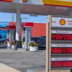 Gas prices at Shell station on Foothill Boulevard in Pasadena^ California - January 31^ 2026