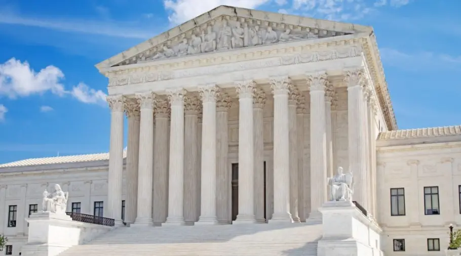US Supreme court building on the capitol hill in Washington DC^ United States of America