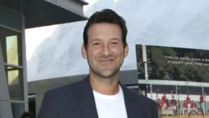 Tony Romo at the Undrafted Los Angeles Premiere at the ArcLight Hollywood on July 11^ 2016 in Los Angeles^ CA