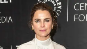 Kerri Russell attends 10th Anniversary reunion of FX's The Americans at Paley Center for Media in New York on April 12^ 2023