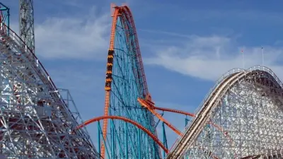 Goliath Roller Coaster Drop