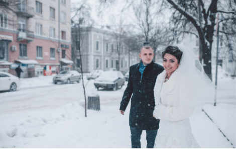 Couple Ties The Knot During A Huge Snowstorm - Vimarsana News