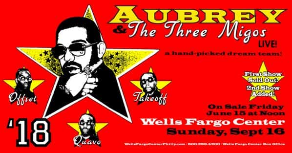 Drake @ Wells Fargo Center September 16th Drake @ Wells Fargo Center September 16th
