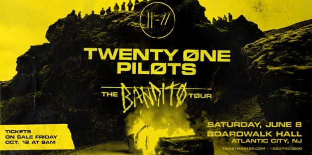 TWENTY ØNE PILØTS @ Boardwalk Hall 6/8/19 TWENTY ØNE PILØTS @ Boardwalk Hall 6/8/19