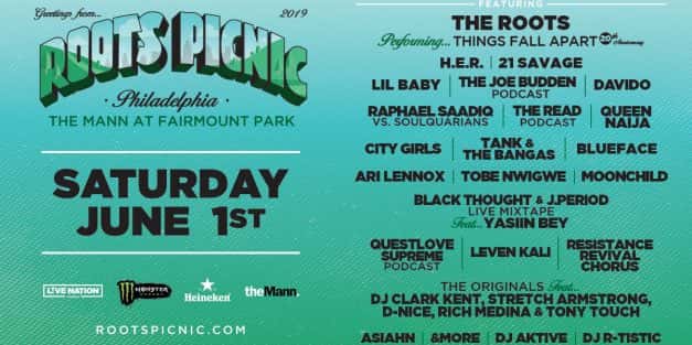 Roots Picnic @ The Mann June 1st Roots Picnic @ The Mann June 1st