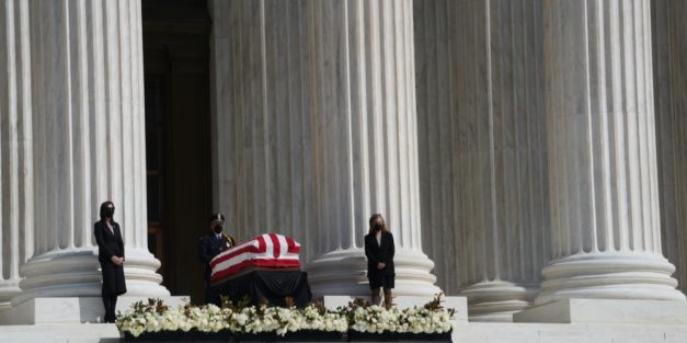 Mourners Pay Respects To Justice Ruth Bader Ginsburg At U.S. Supreme Court Mourners Pay Respects To Justice Ruth Bader Ginsburg At U.S. Supreme Court