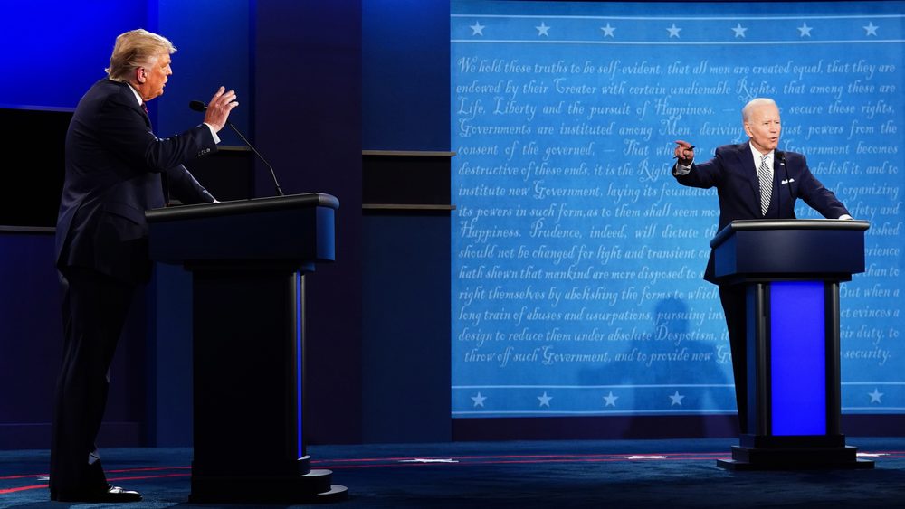 President Trump And Democratic Nominee Joe Biden Face-Off For Last Debate Before Election President Trump And Democratic Nominee Joe Biden Face-Off For Last Debate Before Election