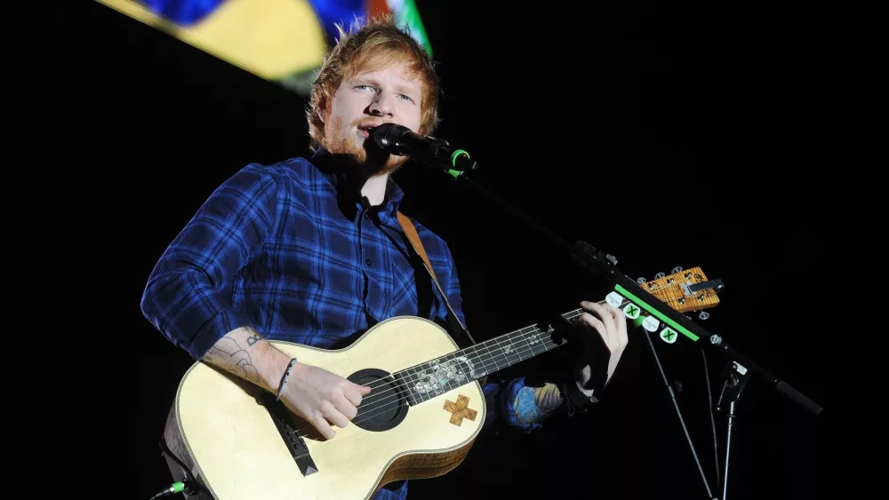 Ed Sheeran during his performance in Prague^ Czech republic^ February 12^ 2015.