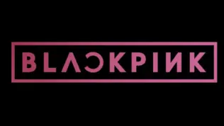 BLACKPINK (KPOP band )themed wallpaper PINK WRITING (FONT) with BLACK BACKGROUND