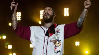 Post Malone at Rock in Rio at the Olympic Park. Rio de Janeiro^ Rio de Janeiro^ Brazil - September 3^ 2022