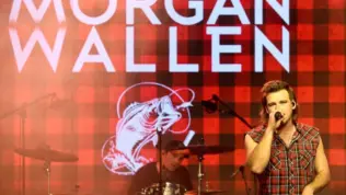 Morgan Wallen performs at CMT's RAMJAM on June 3^ 2019 at TopGolf in Nashville^ Tennessee.