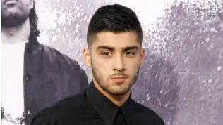 Zayn Malik at the Los Angeles premiere of 'Straight Outta Compton' held at the Microsoft Theatre in Los Angeles^ USA on August 10^ 2015.